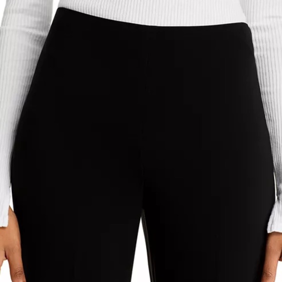 🌻Theory "Admiral Crepe" substantia Black Flare Pants Size 4 - Picture 5 of 12